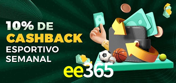 10% de bônus de cashback na ee365